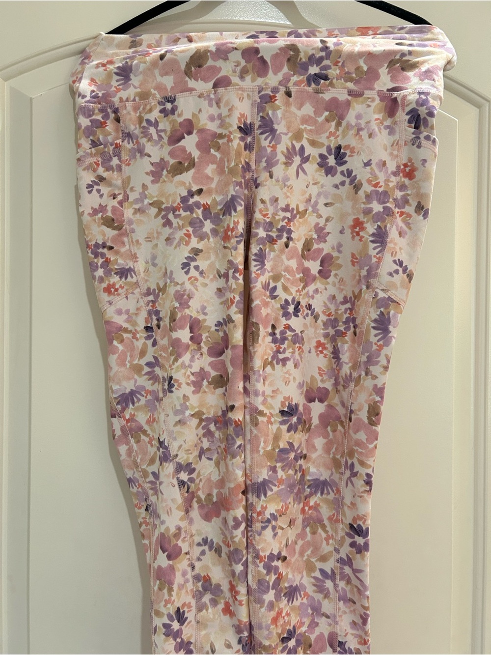 RBX Pink & Purple Floral Girls' Leggings